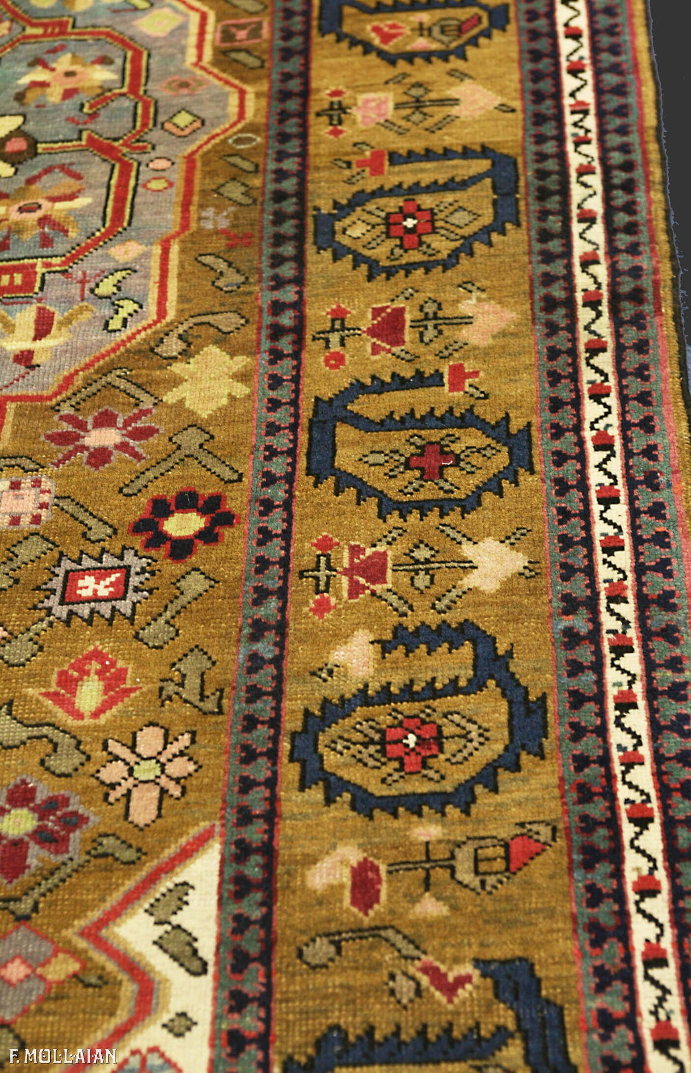 Tapis Couloir Caucasien Antique Karabakh (Qarabağ) Shusha n°:78662850